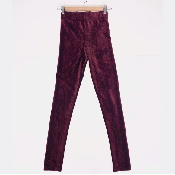 5/$20 Red corduroy leggings, size 4 - Picture 4 of 9
